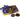 Box of milk and dark chocolate sneakers with a blue ribbon with the word Boston in yellow font