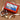 Red chocolate box with a scenic image of Boston and assorted chocolates on a brown background