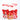 Three clear cello bags with Harbor Sweets logo, red waves and a red bow. bags filled with foiled Sloops. 