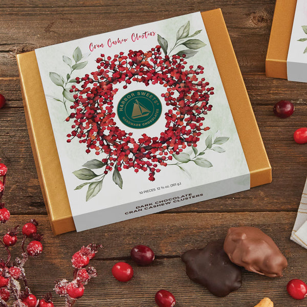 Cran Cashew Clusters - Dark Chocolate - 10 pc – Harbor Sweets
