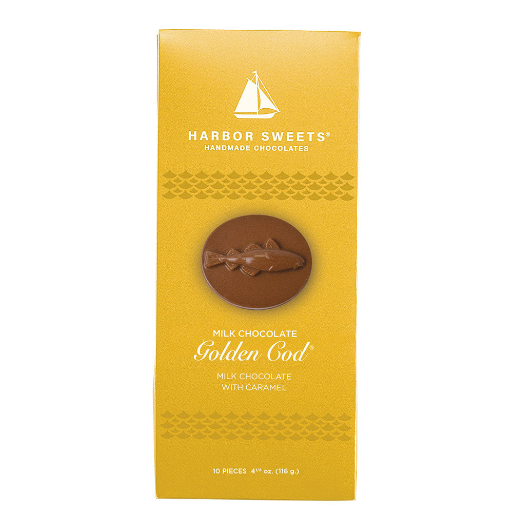 Golden Cod Gable Box | Milk Chocolate | Harbor Sweets