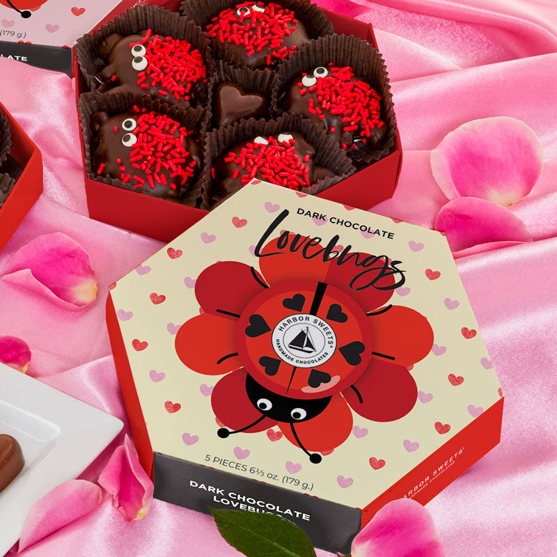 Chocolate Lovebugs - Dark Chocolate - 5 pc