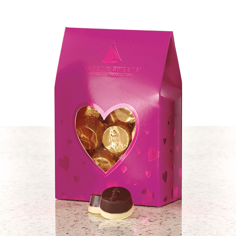 Harbor Lights Chocolate Heart Pouch - 22 pc.