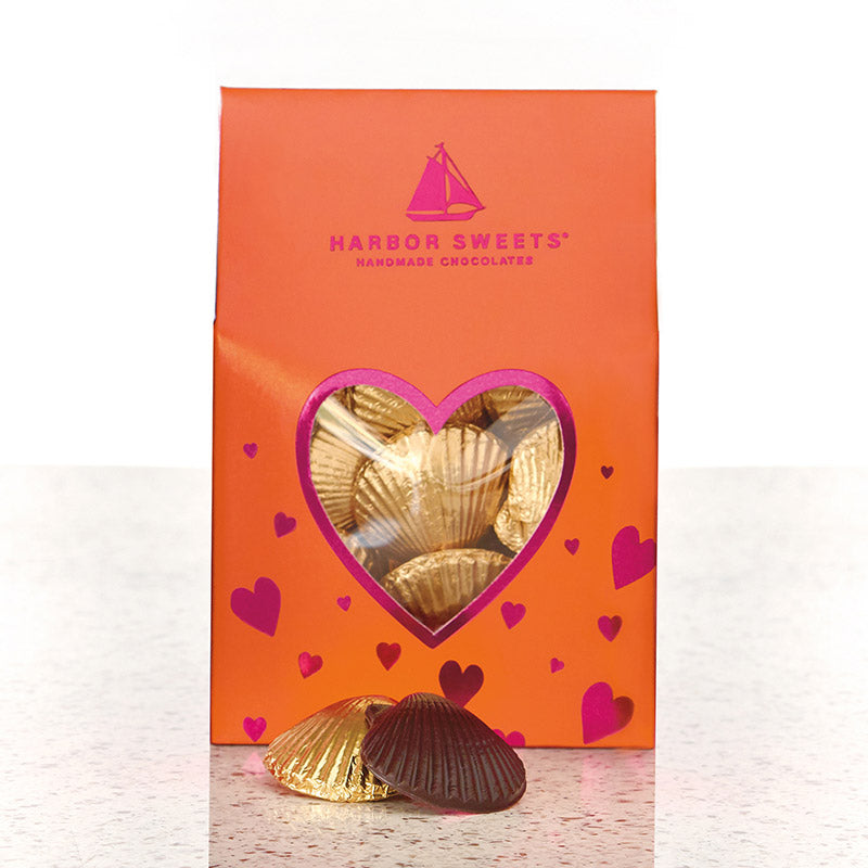 Sweet Shells Chocolate Heart Pouch - 20 pc.