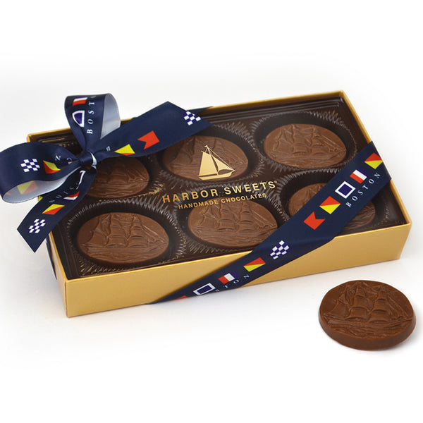 Tall Ships Chocolate Gift Box - 6 pc – Harbor Sweets