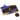 Dark Chololates shaped as soccer balls in a gold box with blue Boston ribbon