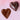 solid milk and dark chocolate hearts