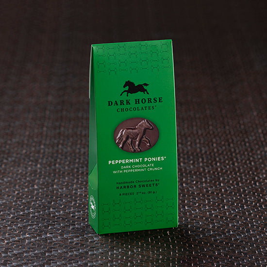 8 pc Peppermint Ponies Gable Box - Harbor Sweets